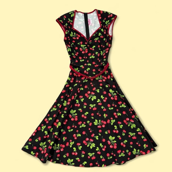 Pinup Couture Dresses & Skirts - cherry print 1950s style pin up a line midi dress